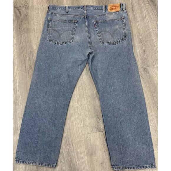 Vintage Levi’s 505 Jeans Men’s 40x29 Blue Regular Fit Y2K 100% Cotton Denim - Picture 2 of 8